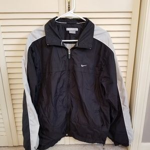 Medium light weight black Nike windbreaker